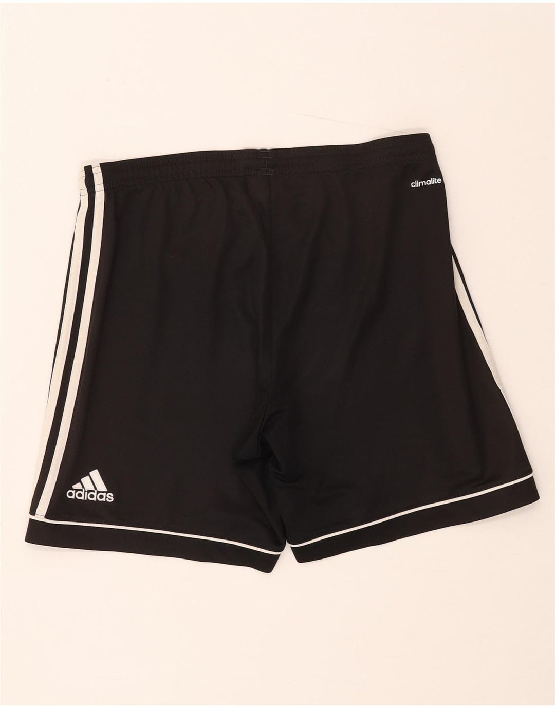 Pantaloncini sportivi Adidas Climalite da uomo piccoli in poliestere nero