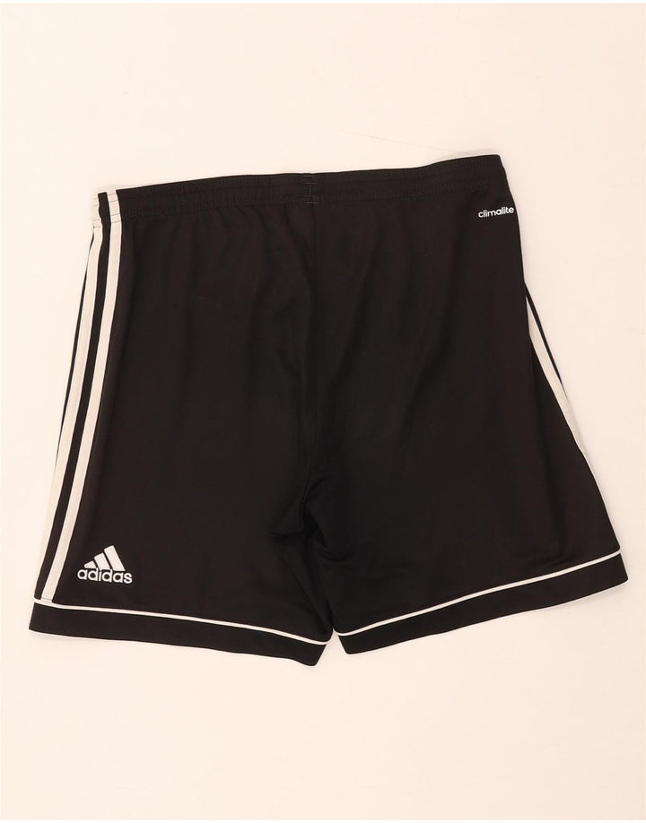 Pantaloncini sportivi Adidas Climalite da uomo piccoli in poliestere nero