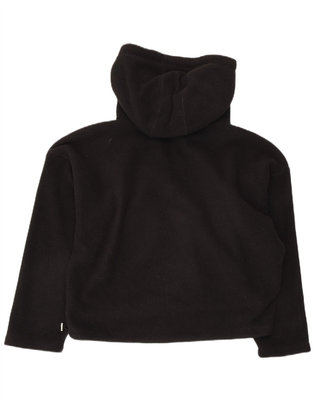 Maglione in pile con cappuccio oversize da donna CHAMPION UK 6 XS Nero