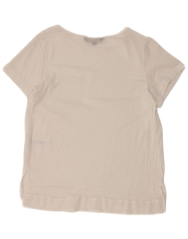 Top trasparente da donna French Connection UK 6 XS poliestere bianco