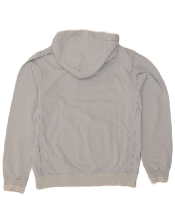 Maglione con cappuccio grafico da uomo Champion grande in cotone blu