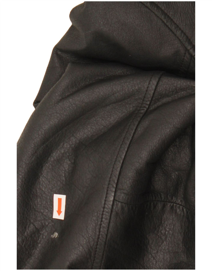 Giacca in pelle da uomo Canda UK 42 XL in pelle nera