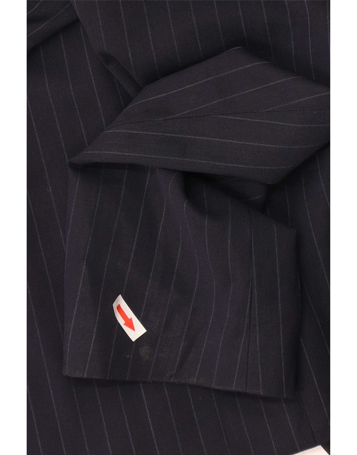 Giacca blazer da uomo Marks & Spencer IT 42 medio blu navy gessato