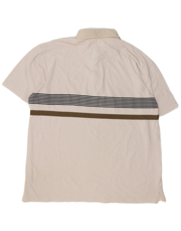Polo da rugby da uomo Murphy & Nye Sailmakers 2XL cotone a righe bianche