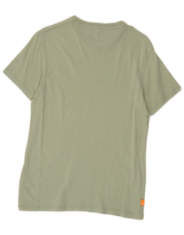 T-shirt da uomo slim fit Timberland Top piccolo in cotone verde