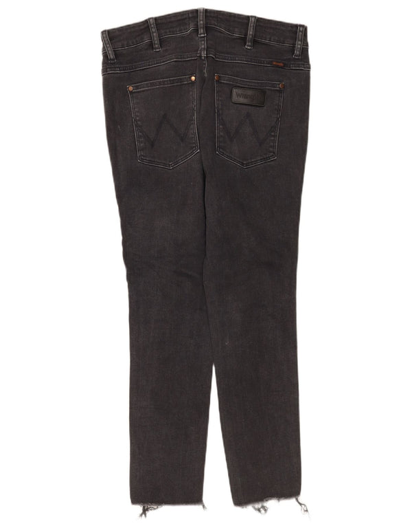 Jeans corti da donna Wrangler W32 L25 cotone nero