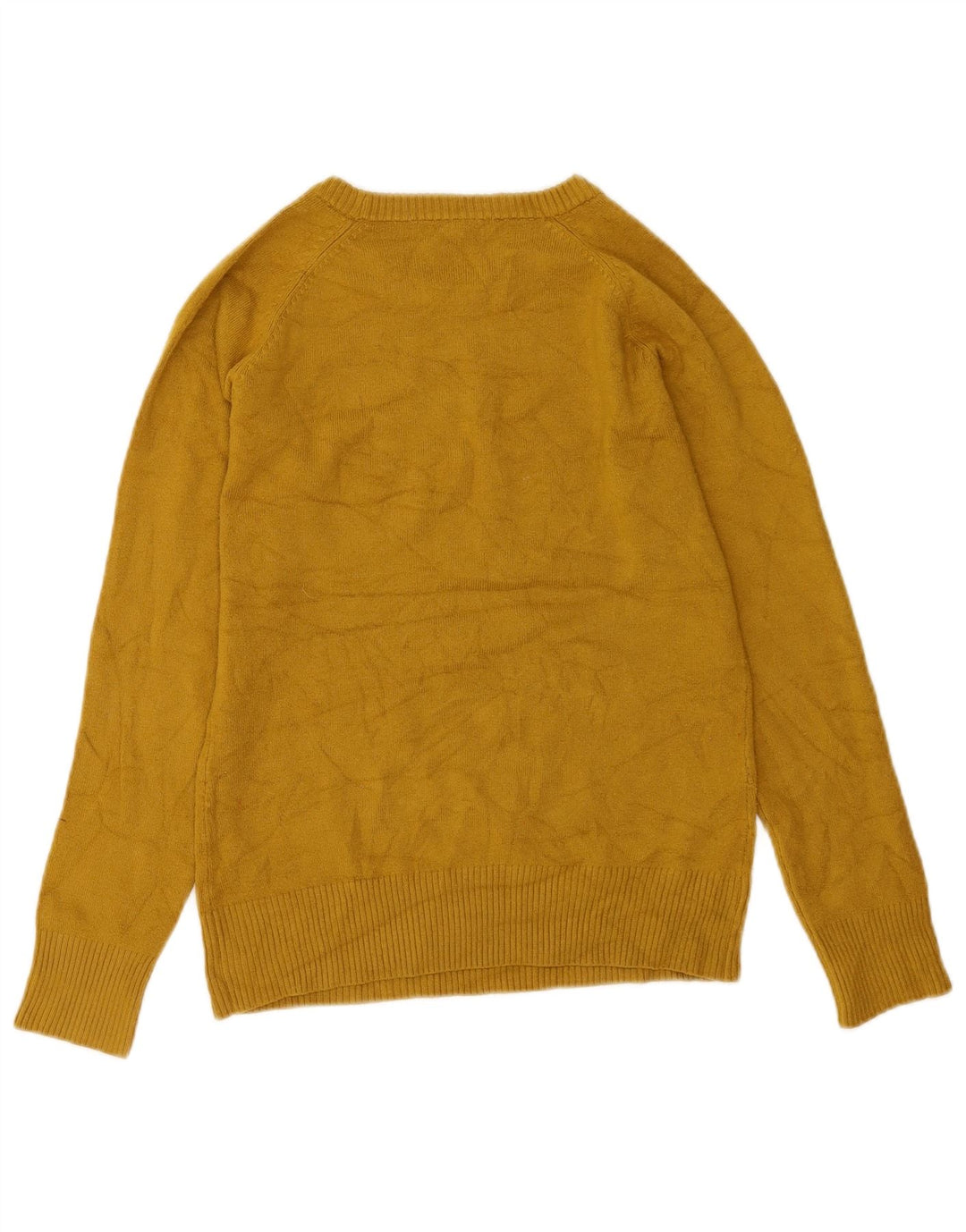 Maglione maglione con scollo a barca da donna French Connection UK 12 Giallo medio