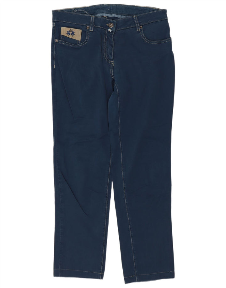Jeans dritti da donna La Martina W30 L27 cotone blu