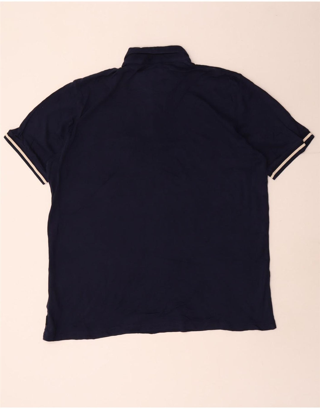 Polo da uomo Ted Baker taglia 5 XL in cotone blu navy