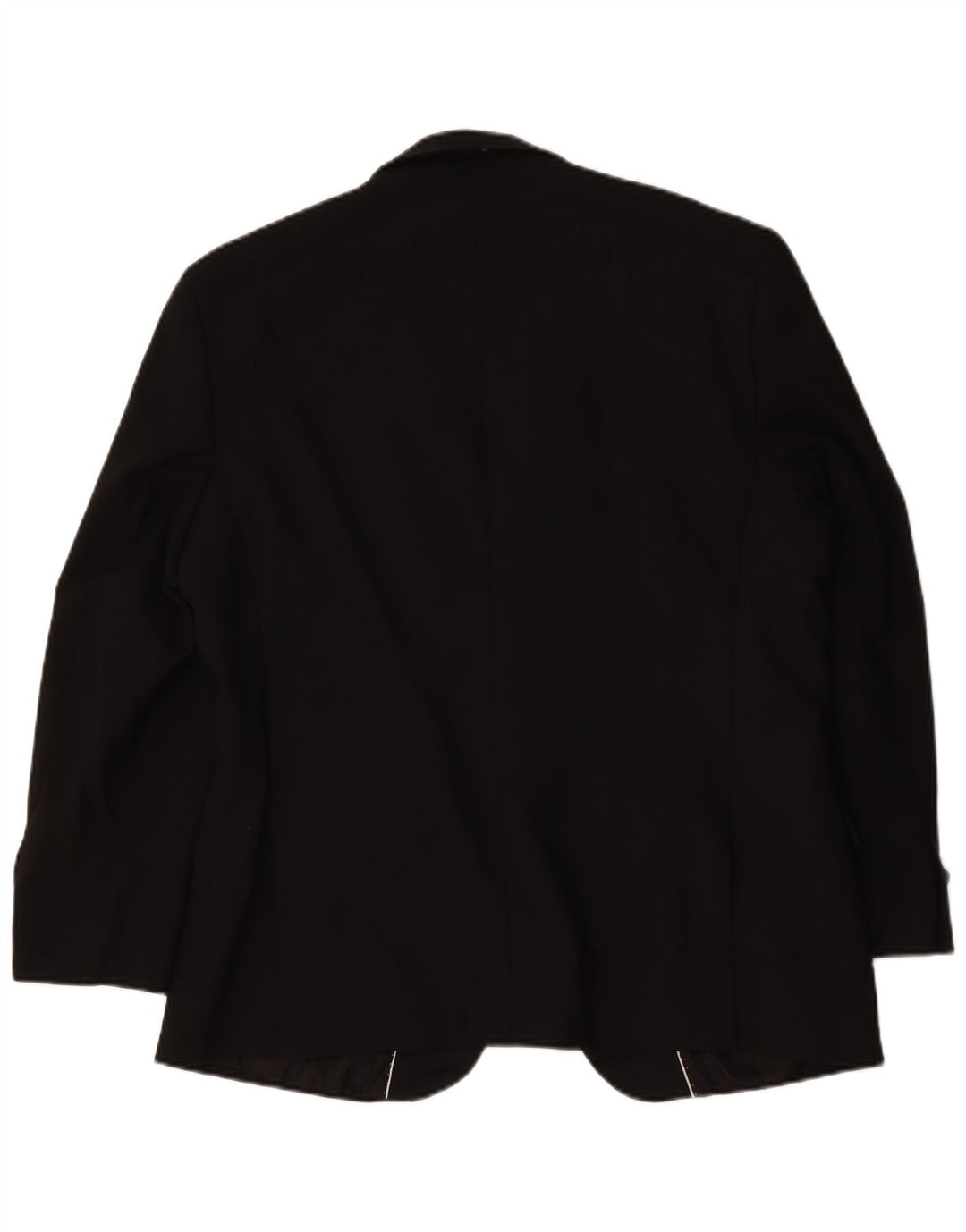 Giacca blazer corta a 2 bottoni Marks & Spencer da uomo UK 44 2XL poliestere nero