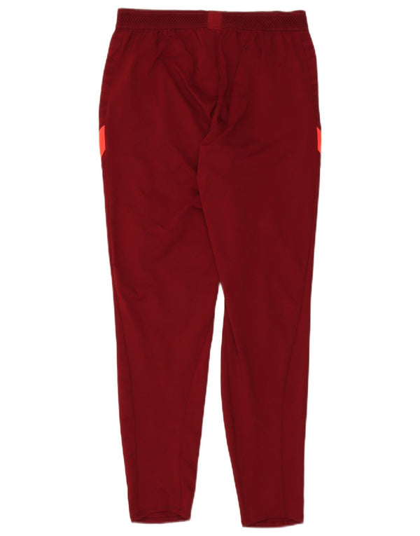 Pantaloni da tuta Nike da uomo in poliestere color block rosso medio
