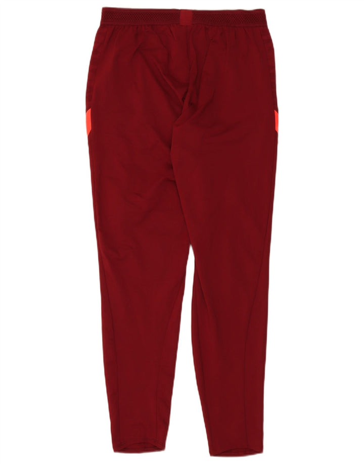 Pantaloni da tuta Nike da uomo in poliestere color block rosso medio