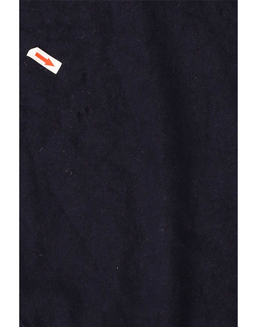 Maglione da uomo Marks & Spencer con scollo a V grande in cashmere blu navy