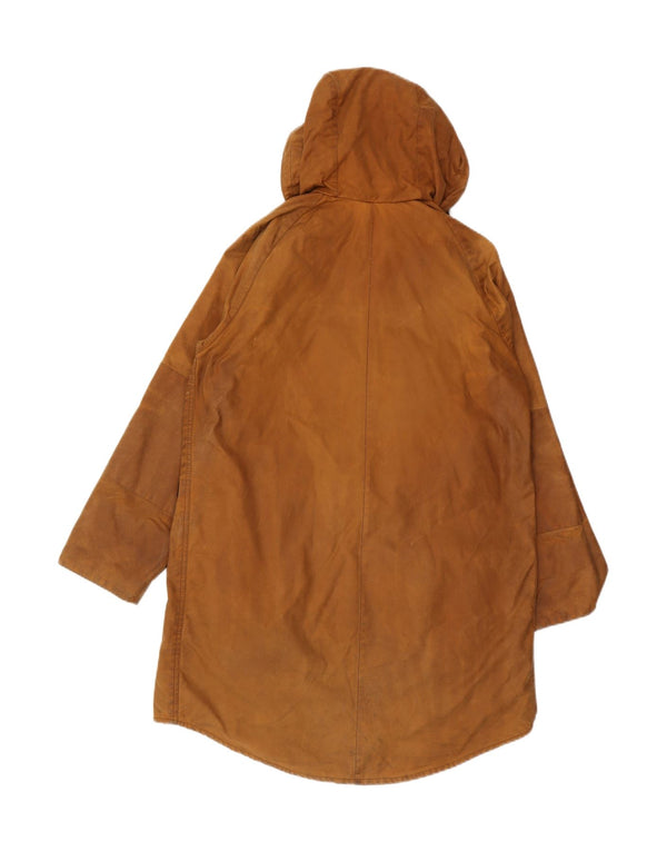 Barbour Mens Longshoreman Pullover con cappuccio Giacca cerata UK 36 Small Marrone