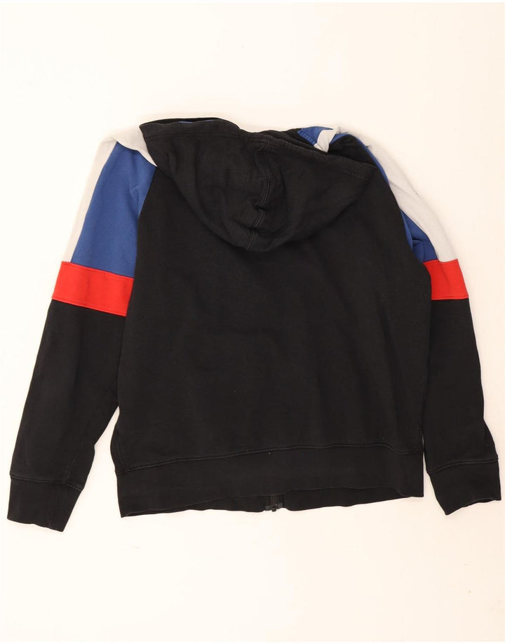 Maglione con cappuccio e zip da uomo Levi's grande in cotone color block nero