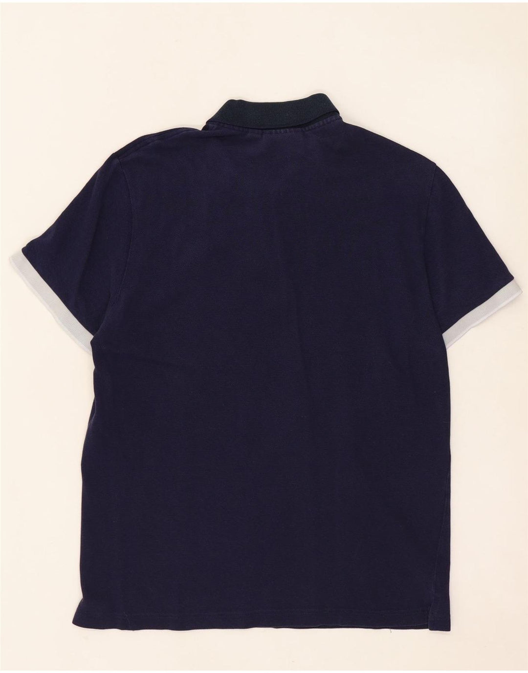 Polo LACOSTE da uomo vestibilità regolare taglia 4 cotone medio blu navy