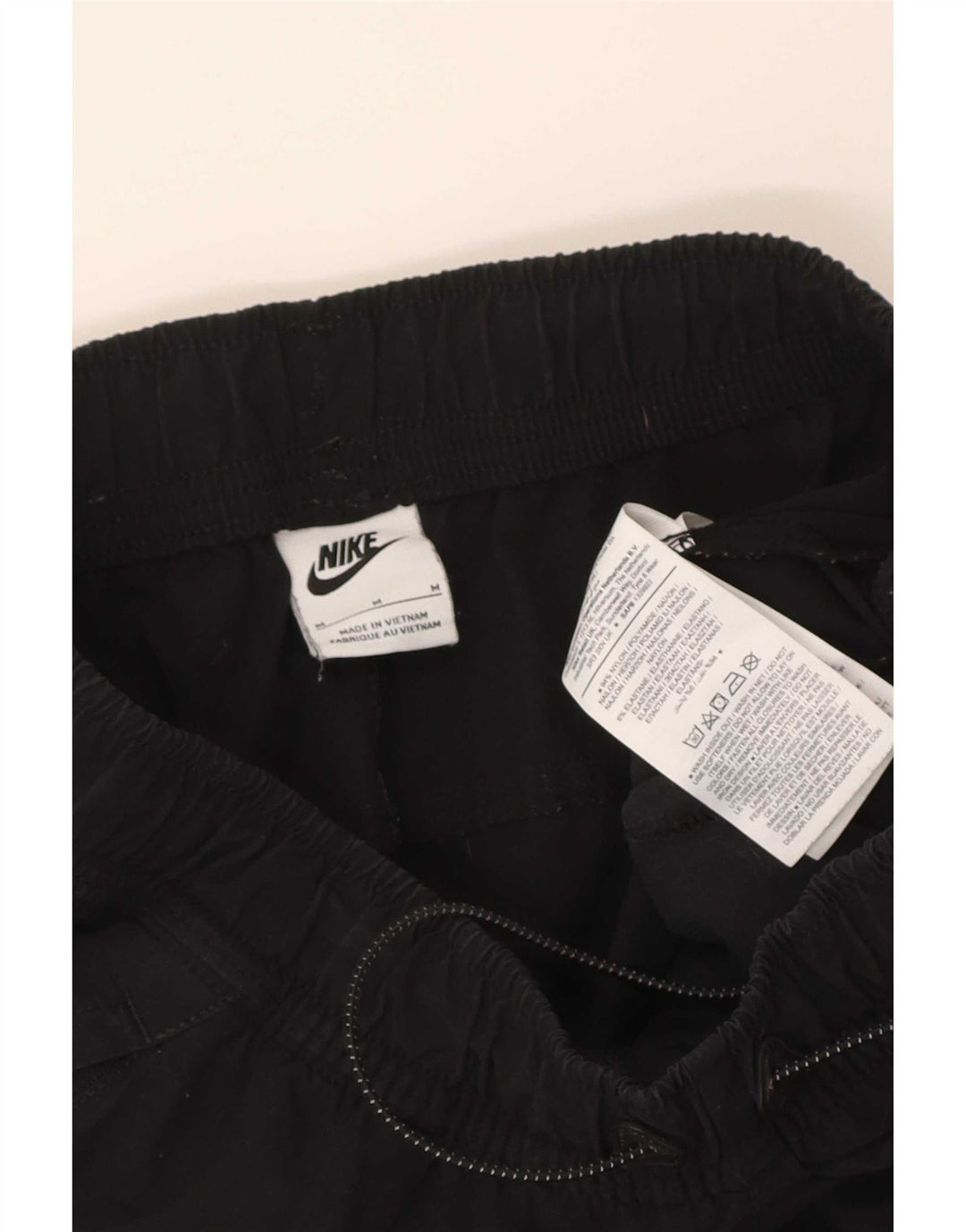Pantaloni cargo Nike da uomo con grafica joggers medi W30 L30 nylon nero