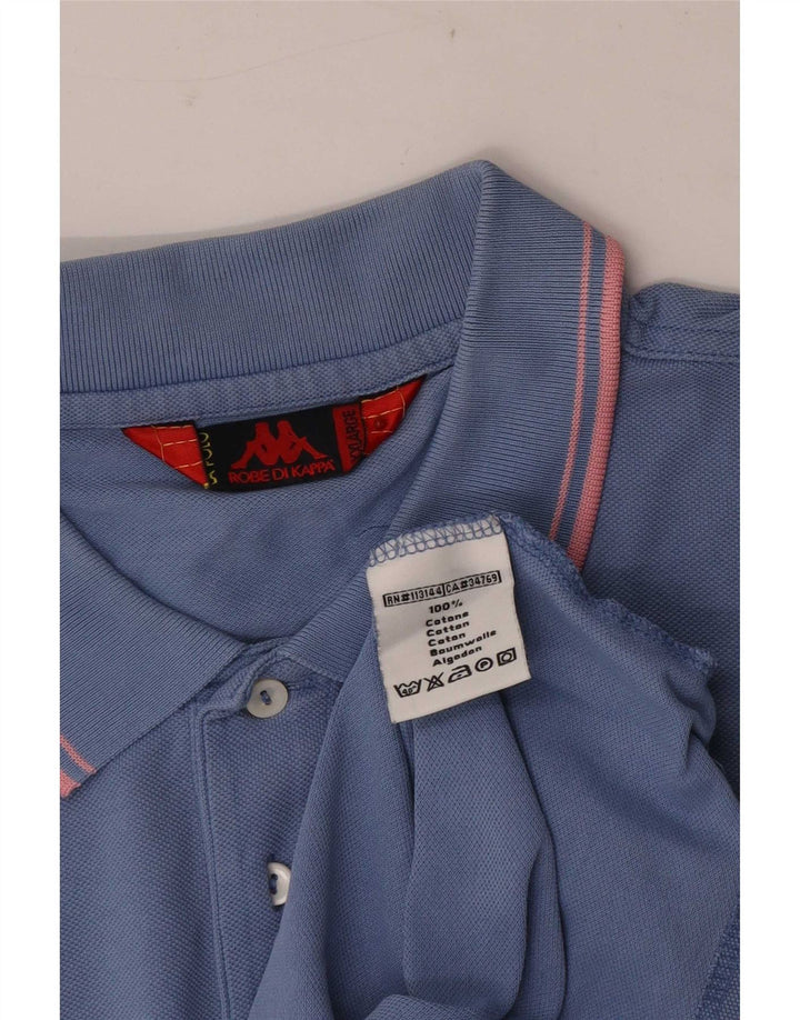 Polo Kappa Uomo 2XL Cotone Rigato Blu