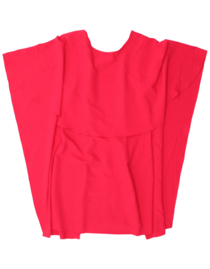 Top tunica a pipistrello da donna Zara UK 12 poliestere rosa medio