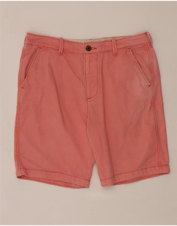 Pantaloncini chino Hollister da uomo Classic Fit W33 in cotone rosa medio