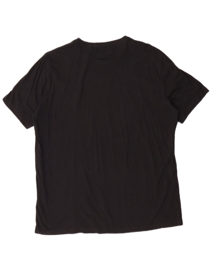 T-shirt grafica da uomo Mustang Top XL in cotone nero