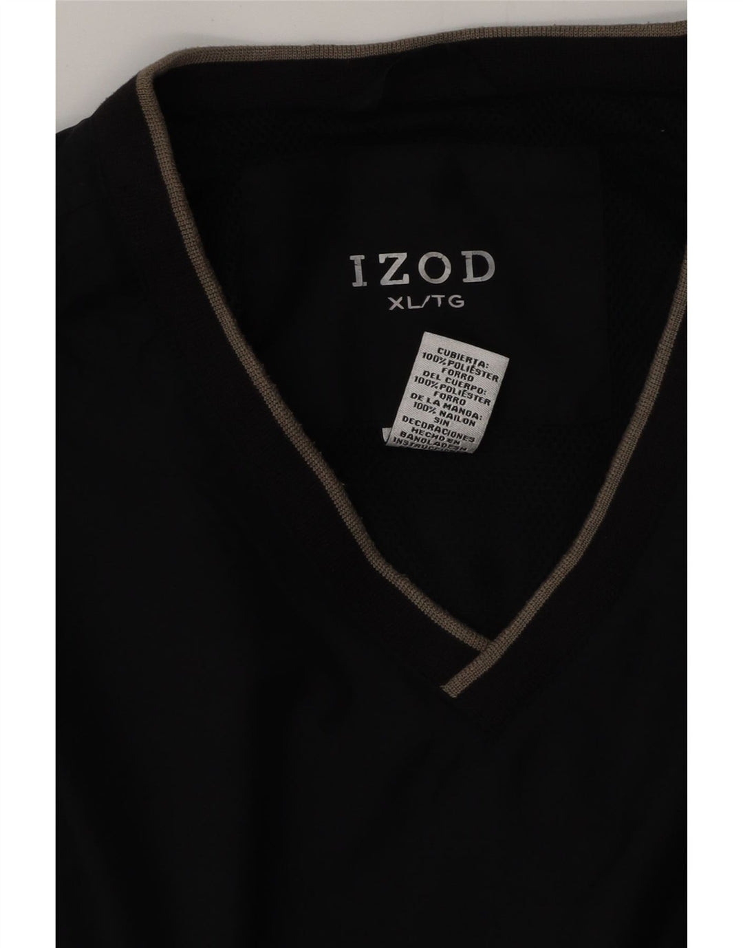 Giacca sportiva da uomo Izod Pullover XL Poliestere blu navy