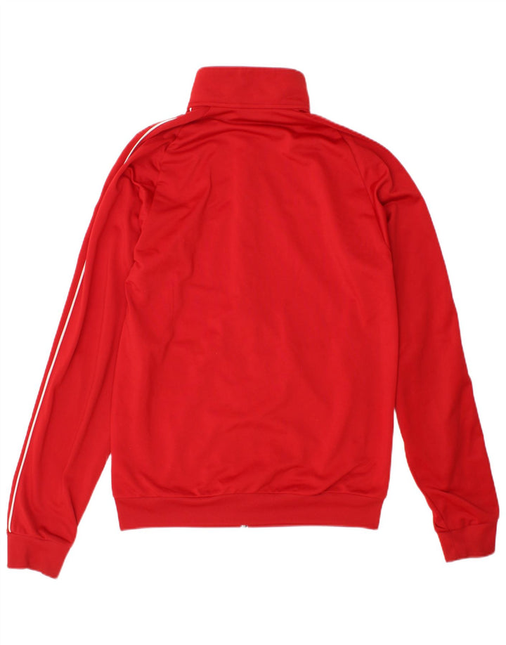 Giacca da ginnastica da uomo Adidas piccola rossa in poliestere