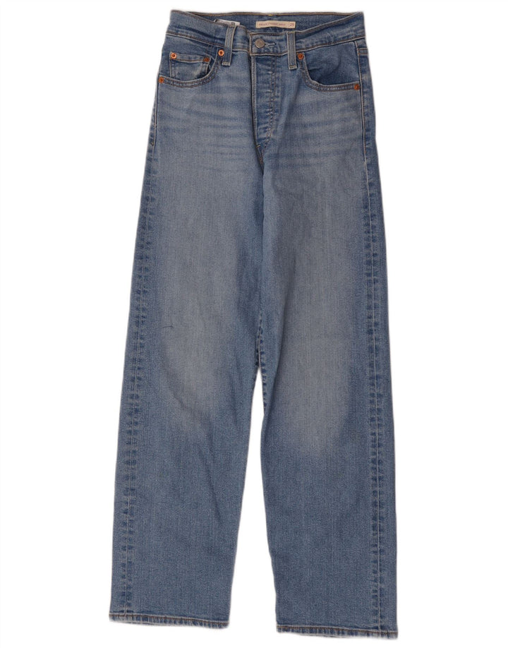 Jeans dritti Ribcage da donna Levi's W25 L29 cotone blu