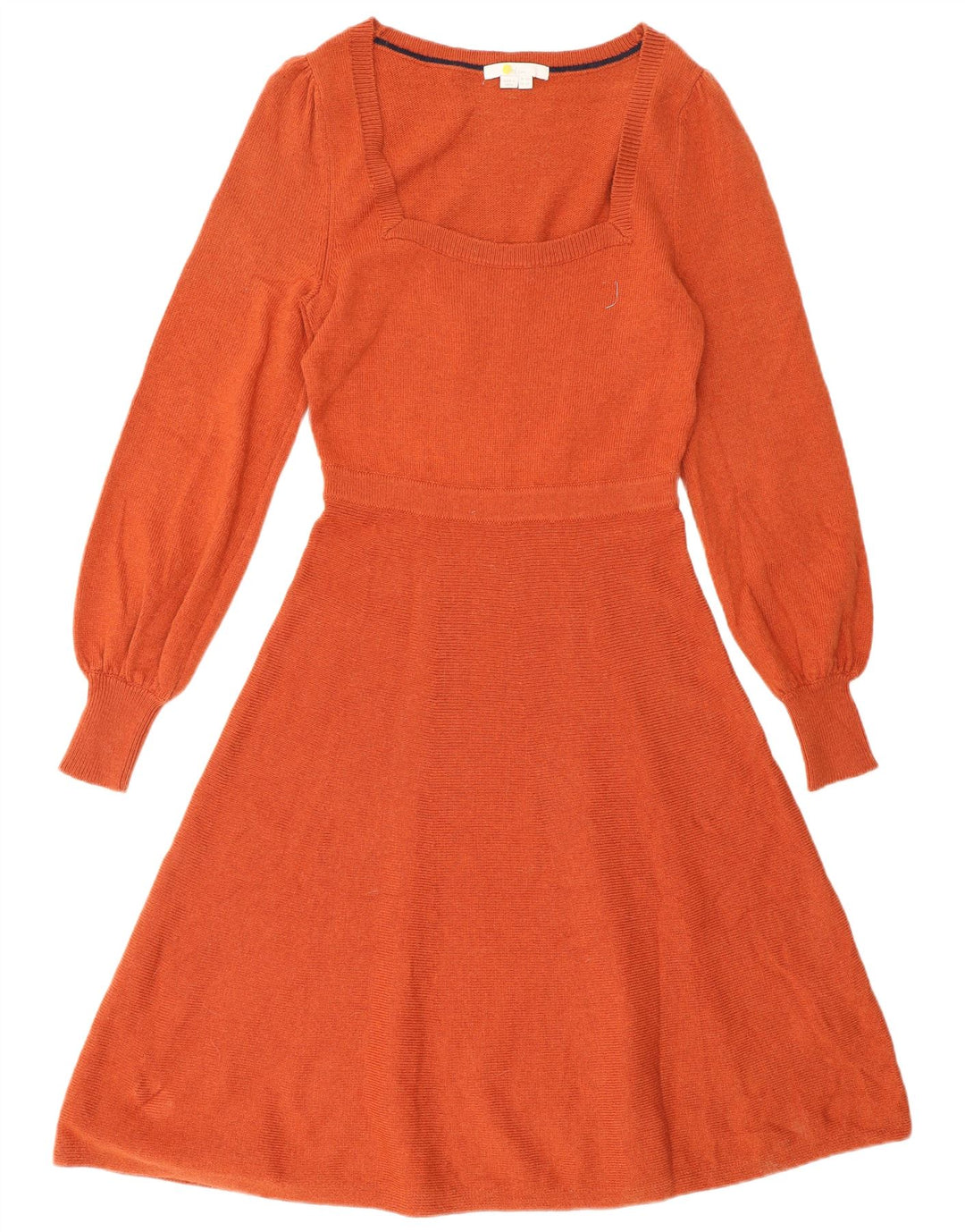 BODEN Abito maglione da donna UK 10 Small Arancione Poliammide