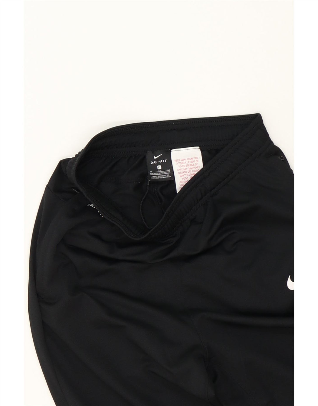NIKE Boys Dri Fit Tracksuit Trousers 13-14 Years XL  Black Polyester Vintage Nike and Second-Hand Nike from Messina Hembry 