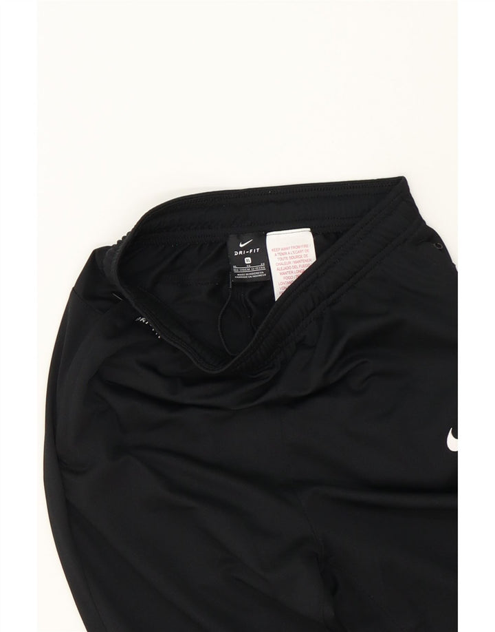 NIKE Boys Dri Fit Tracksuit Trousers 13-14 Years XL  Black Polyester Vintage Nike and Second-Hand Nike from Messina Hembry 
