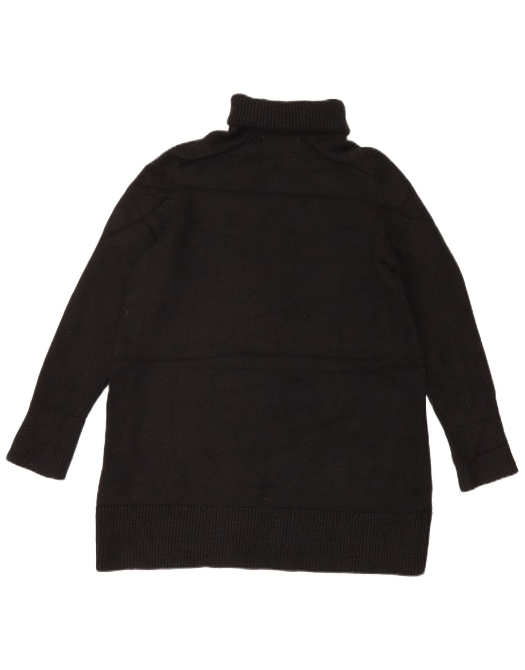 Maglione maglione oversize con collo alto e lungo da donna Zara UK 10 piccolo nero