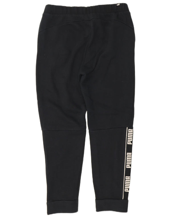 Pantaloni da tuta grafica da uomo Puma Joggers medio cotone nero