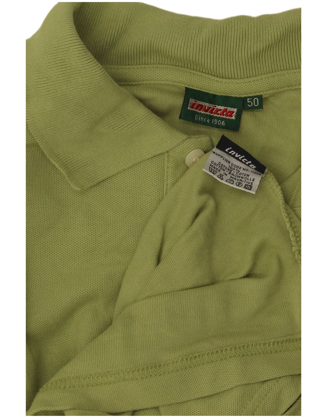 Polo Invicta Uomo IT 50 Verde Medio Cotone