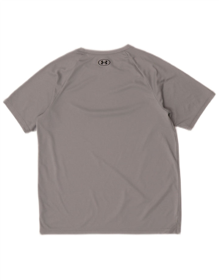 Maglietta grafica da ragazzo Under Armour Top 11-12 anni Large Grigia