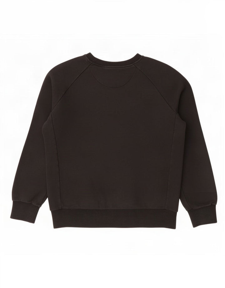 Felpa grafica da uomo Gas, maglione, cotone nero medio