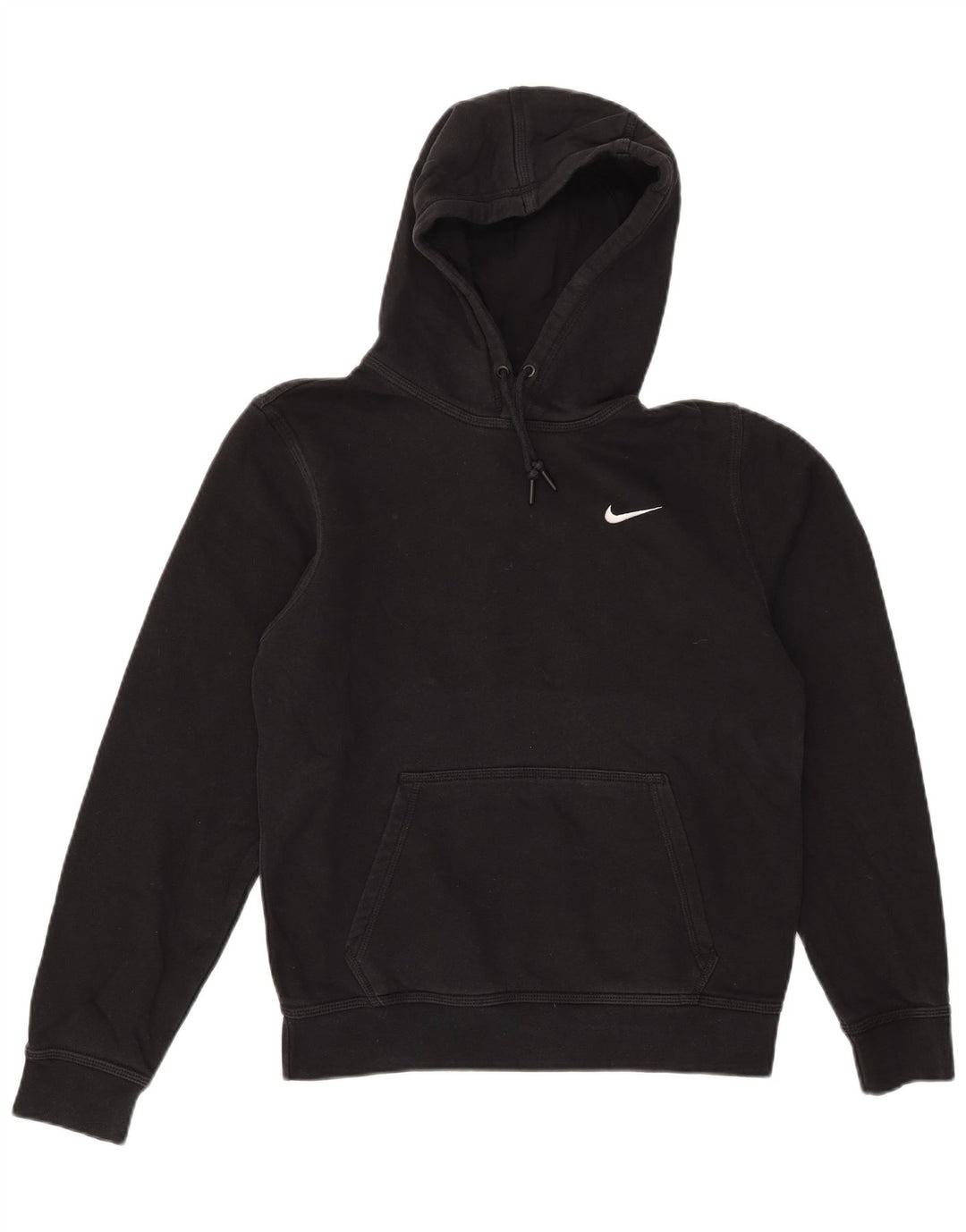 Felpa con cappuccio da uomo Nike Small in cotone nero