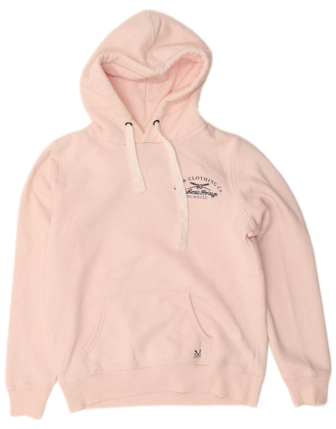Crew Clothing Maglione oversize con cappuccio da donna UK 10 Piccolo poliestere rosa