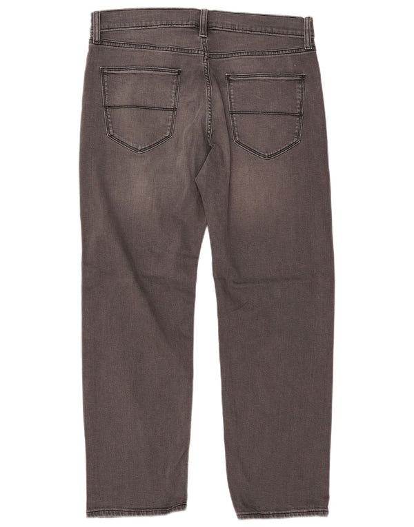MARKS & SPENCER Jeans dritti da uomo W34 L29 Cotone grigio