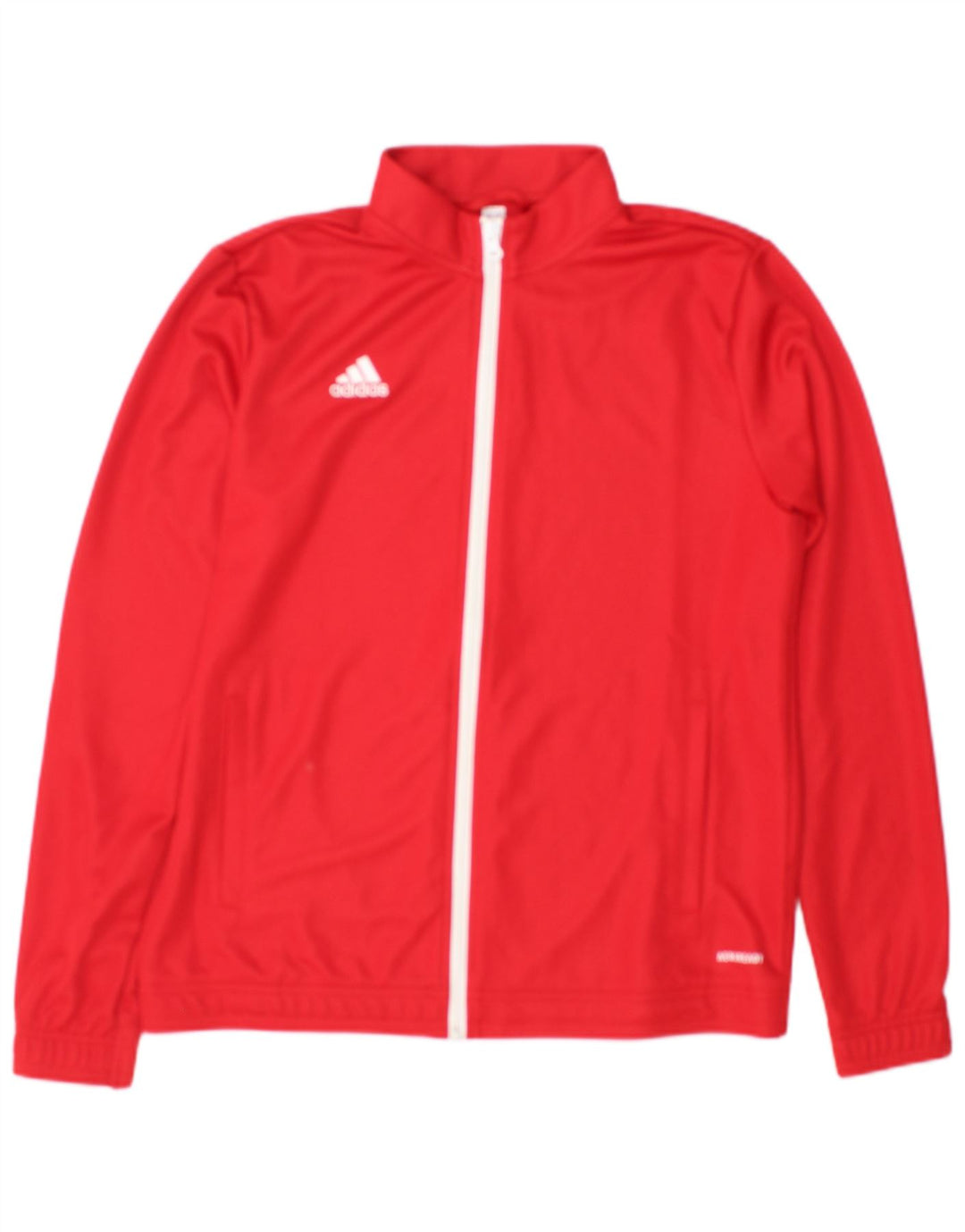 Giacca da tuta da donna Adidas UK 16/18 Large Rosso Poliestere
