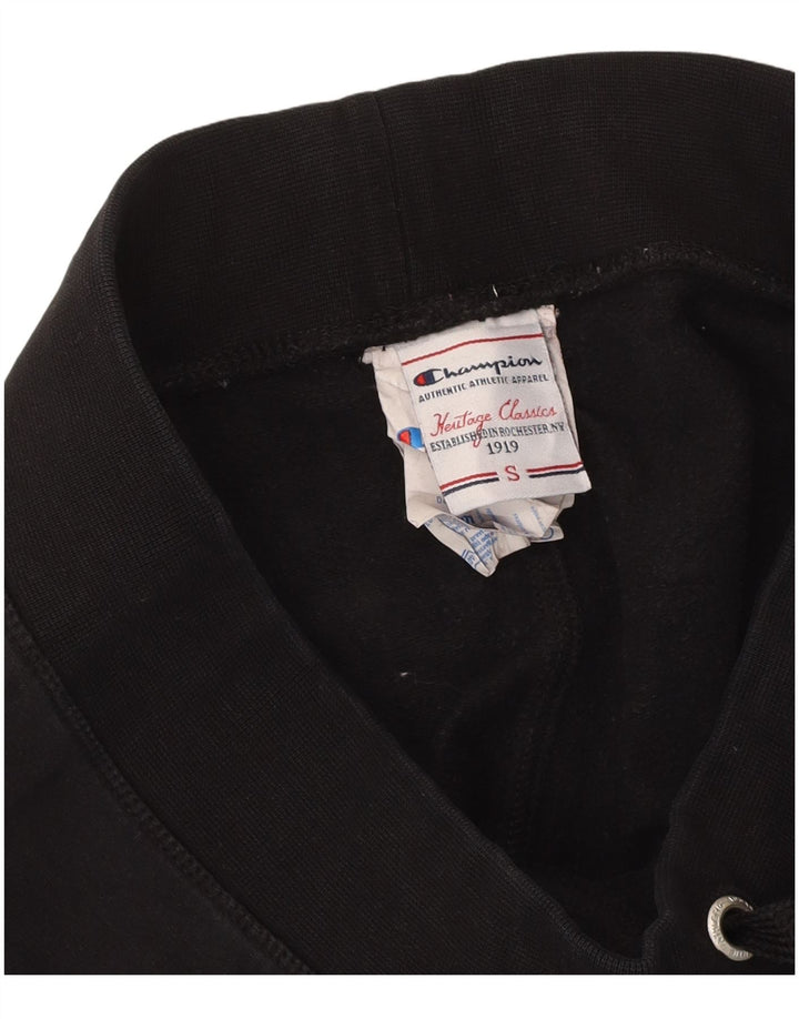 CHAMPION Womens Heritage Classics Tracksuit Trousers UK 10 Small  Black
