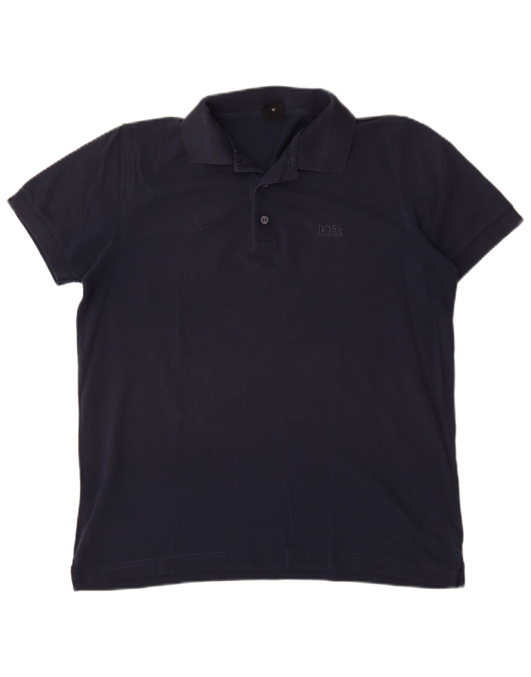 Polo da uomo Hugo Boss in cotone blu navy medio