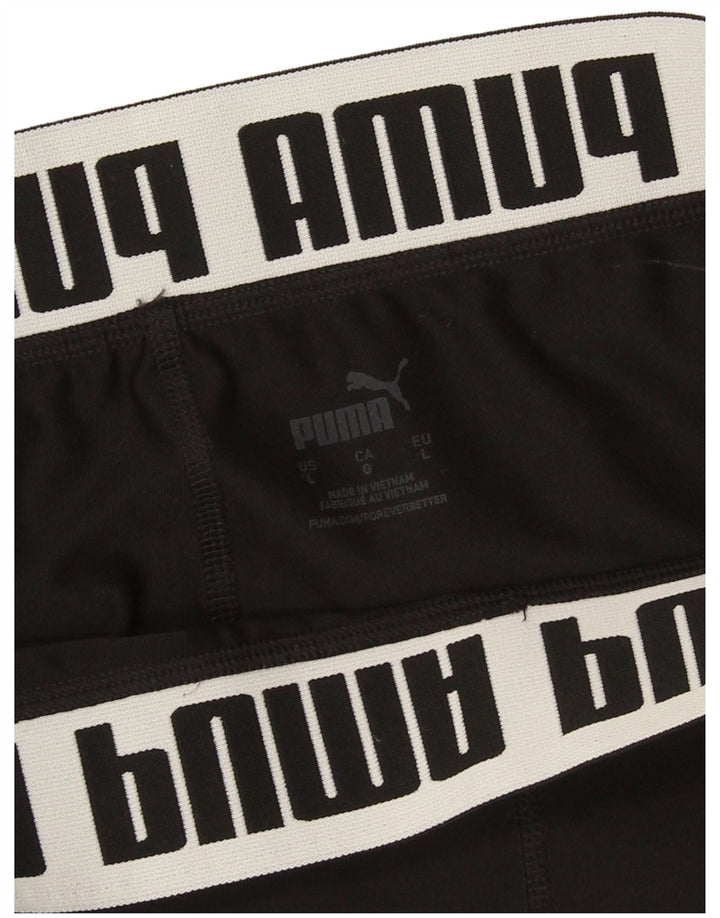 Leggings Puma Graphic Crop da donna UK 14 Large Neri
