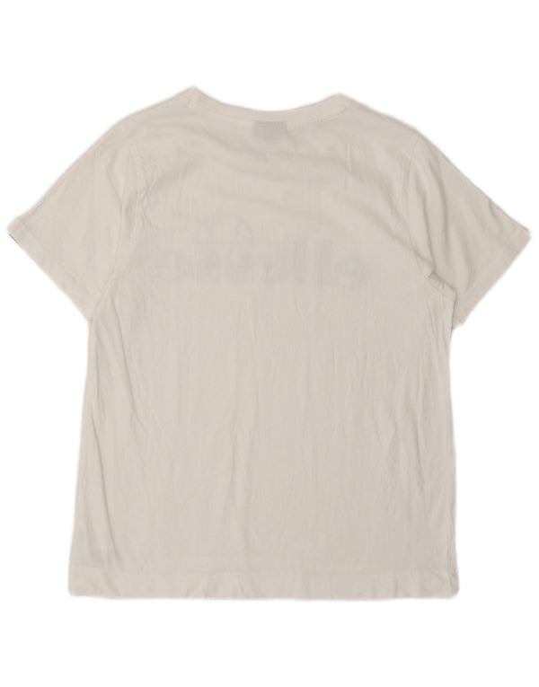 ELLESSE T-shirt grafica per bambina 12-13 anni in cotone bianco