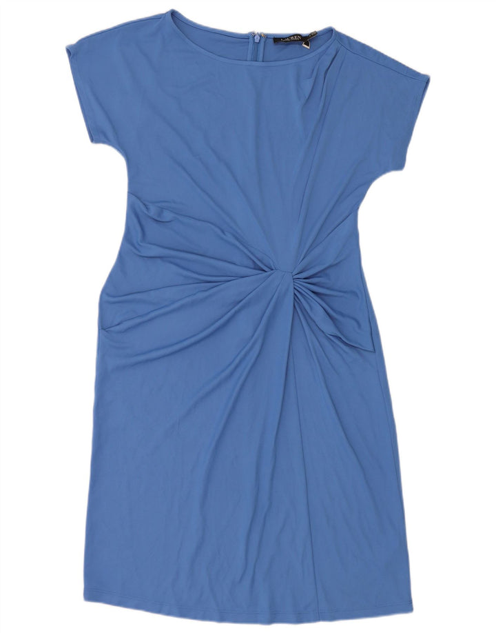 Abito tubino da donna Ralph Lauren US 10 grande poliestere blu