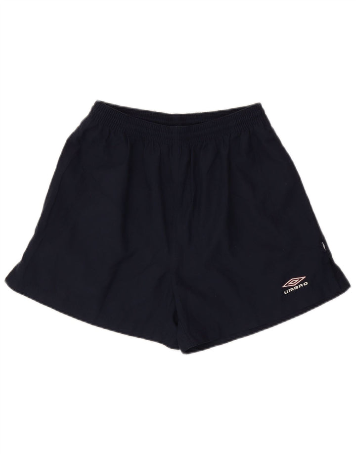 Pantaloncini sportivi da uomo Umbro piccoli in poliestere blu navy