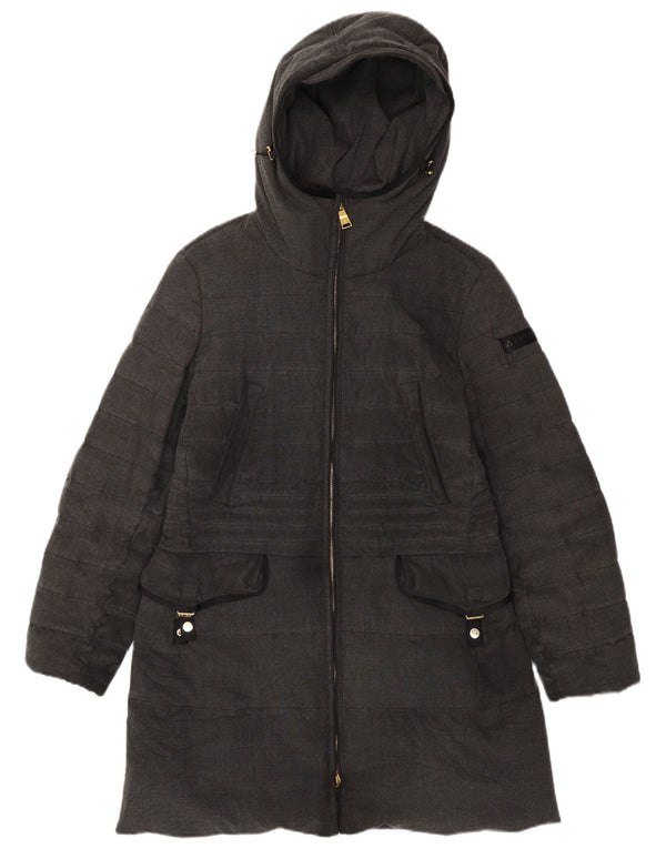 Cappotto imbottito con cappuccio da donna PEUTEREY IT 46 Large grigio poliestere
