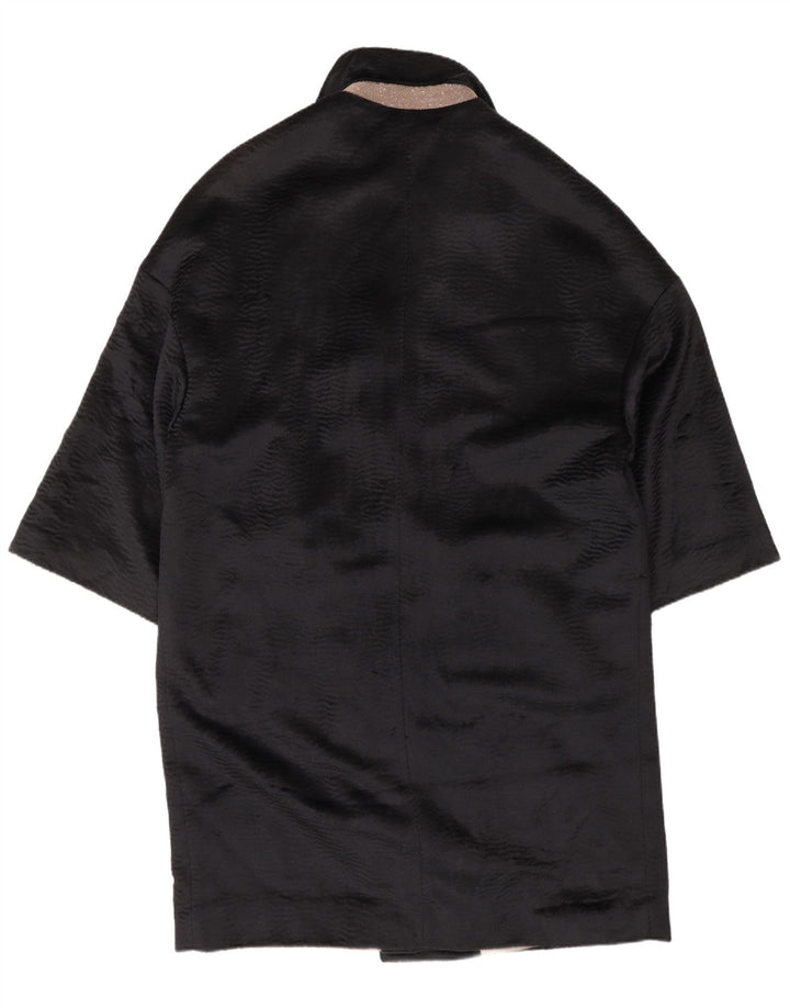 BRUNELLO CUCINELLI Cappotto doppiopetto da donna EU 40 piccolo nero classico