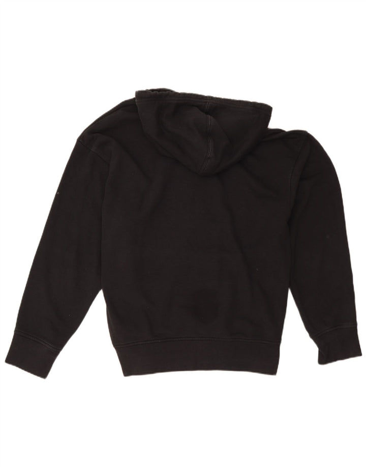 Levi's Uomo Felpa con cappuccio grafica rilassata Maglione grande in cotone nero