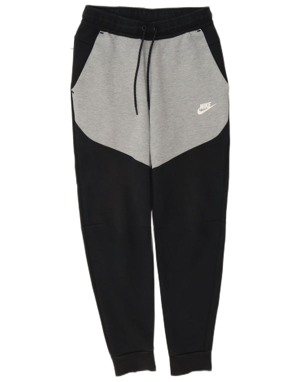 Nike Mens Tracksuit Trousers Joggers XS Grey Colourblock Cotton